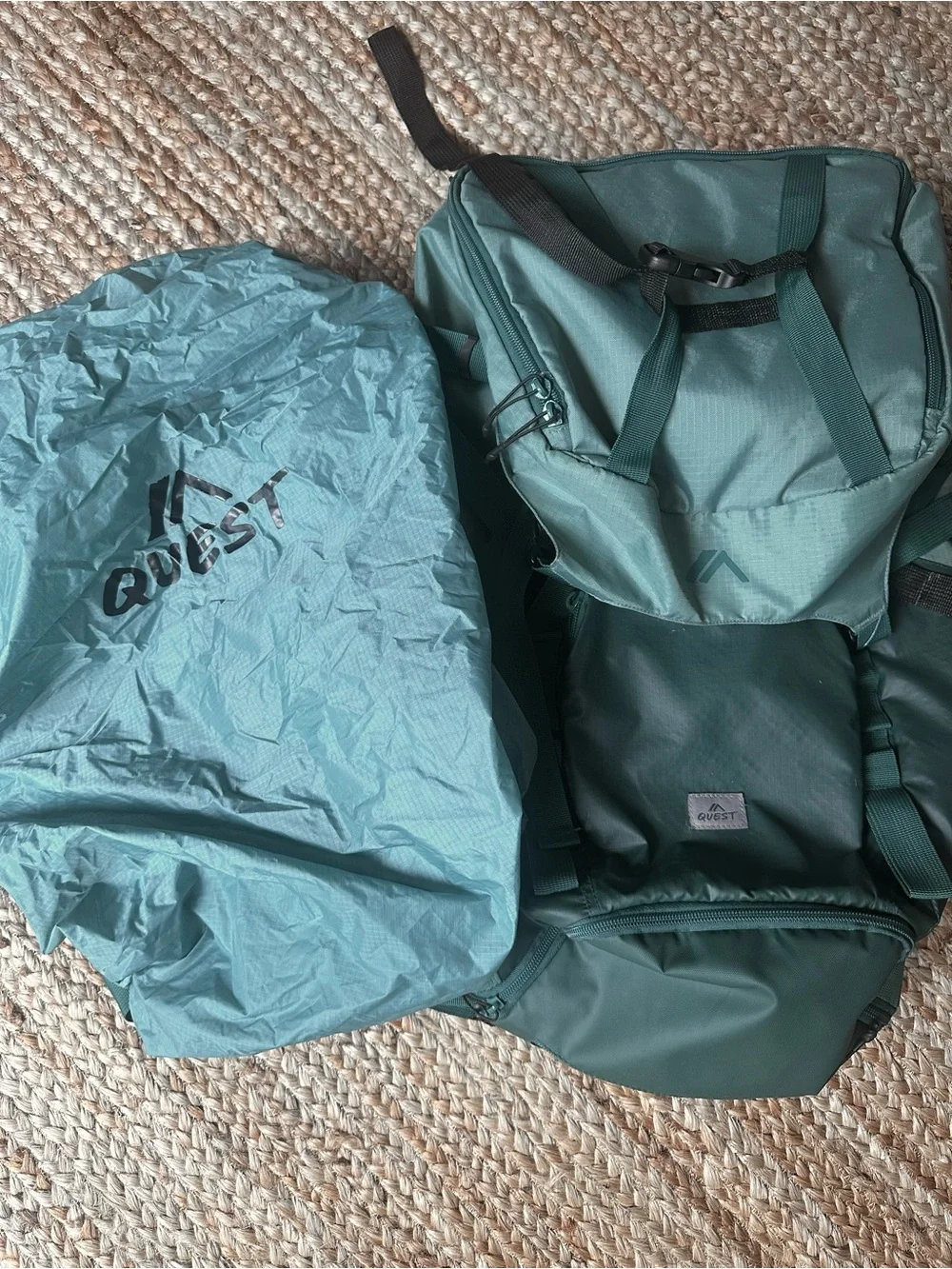 Quest Expedition 65L Internal Frame Gorpcore CabinCore Backpack Green